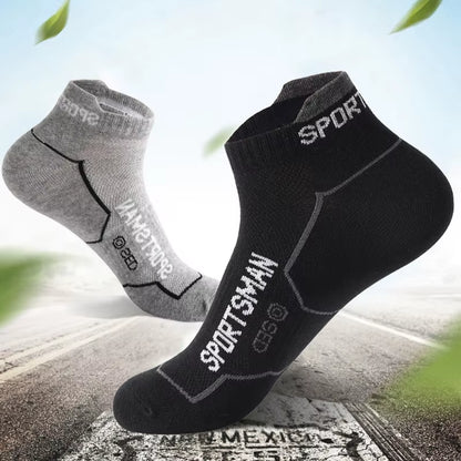 6 Pairs Socks Men'S Short Socks Sweat Absorbent and Odorous Basketball Socks Running Sports Socks Breathable Mesh Men'S Socks